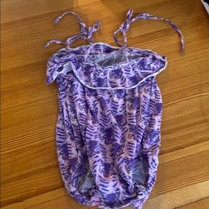 Egg Purple Tiger Romper